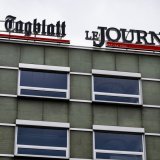 Le Bieler Tagblatt et Le Journal du Jura continueront à partager leurs contenus journalistiques "dans l’intérêt de leurs lectorats respectifs" (archives). KEYSTONE/JEAN-CHRISTOPHE BOTT
